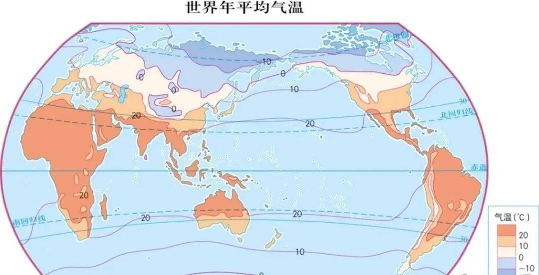 全球气温地图图片