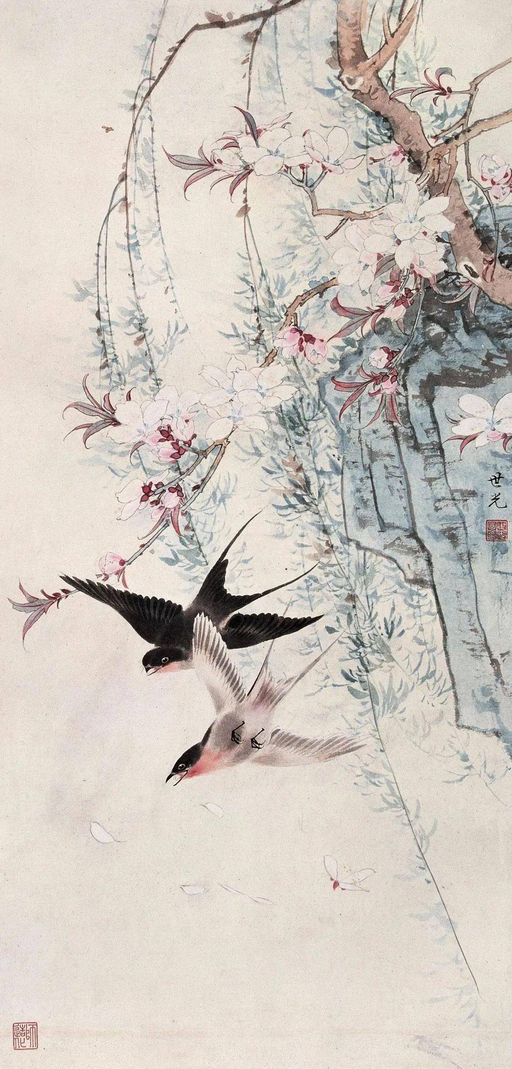 中国  梨花双燕図 尾形光琳の国宝「燕子花図屏風」、美術ジャーナリストの鑑賞法