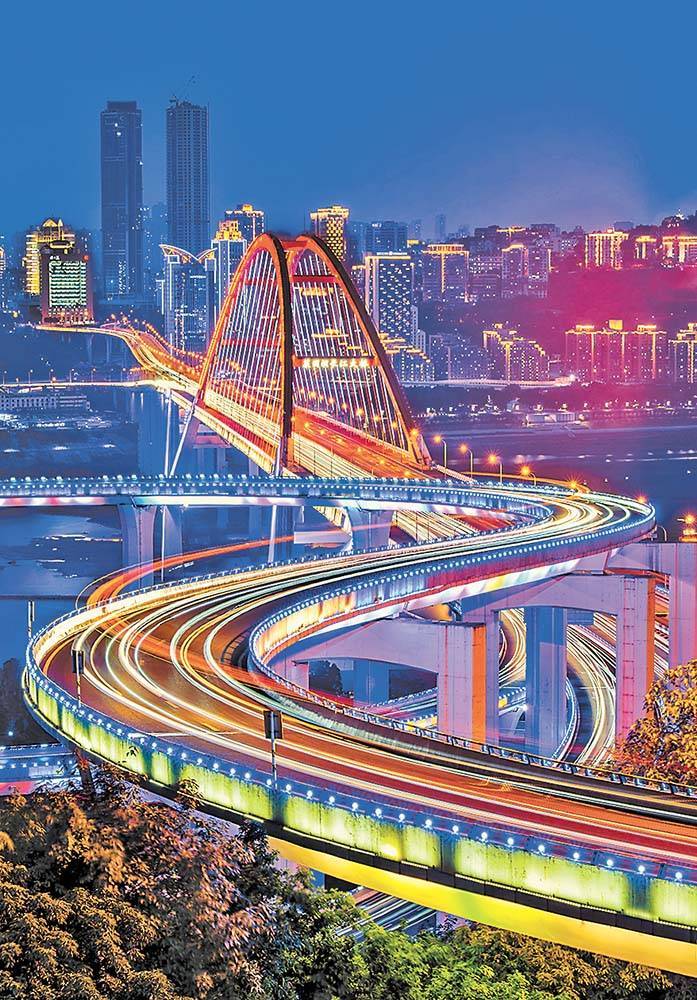 桥见重庆 16000座桥梁成为桥都颜值担当