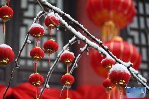 千年迎新春瑞雪兆丰年图片