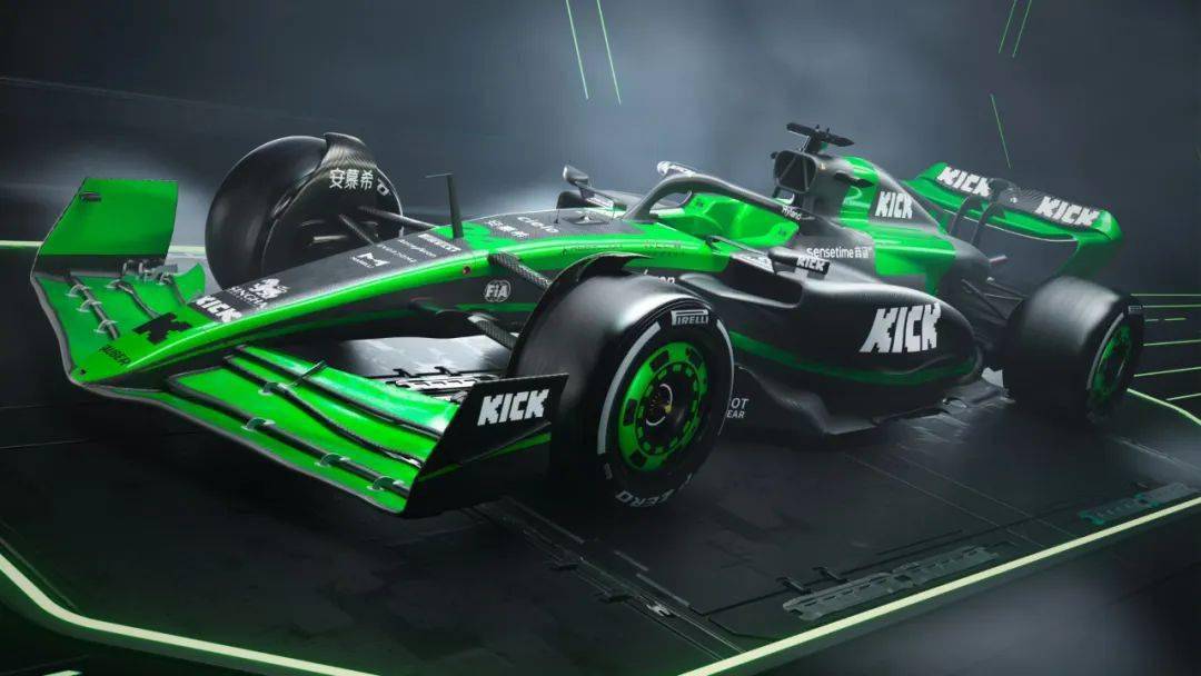 kick索伯车队发布2024赛季新车c44,周冠宇:"你不能错过这个颜色"!