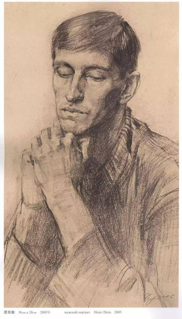 列宾美术学院,绘画基础教学素描!_smdsart_网络_人体