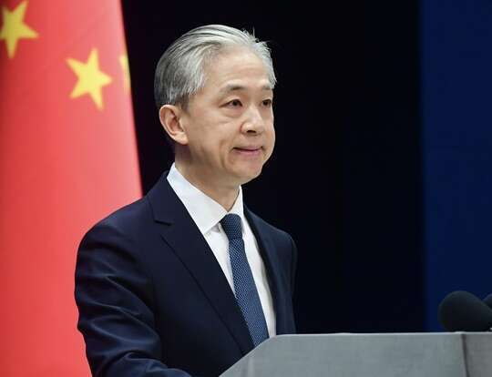 图片来自外交部汪文斌介绍,在龙年春节即将来临之际,外交部积极落实