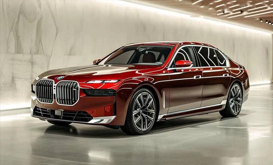 "中国红妆"bmw 7系:新年"龙马精神"宝马旗舰可能将改!