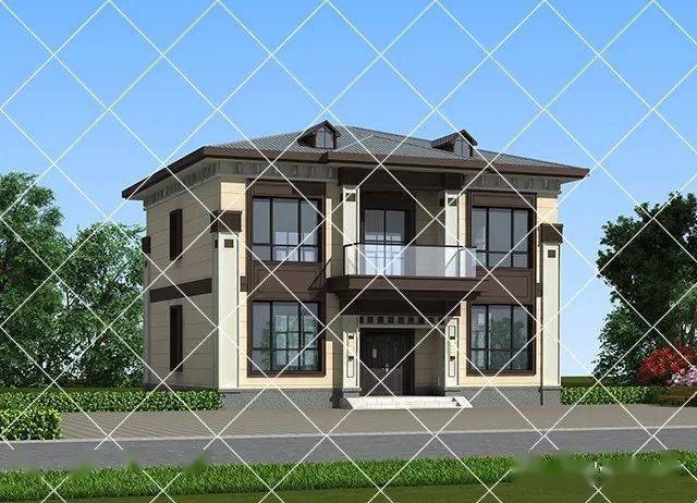 3次成为网红爆款,已经火了5年二层新中式农村别墅 低调大气,中式传统