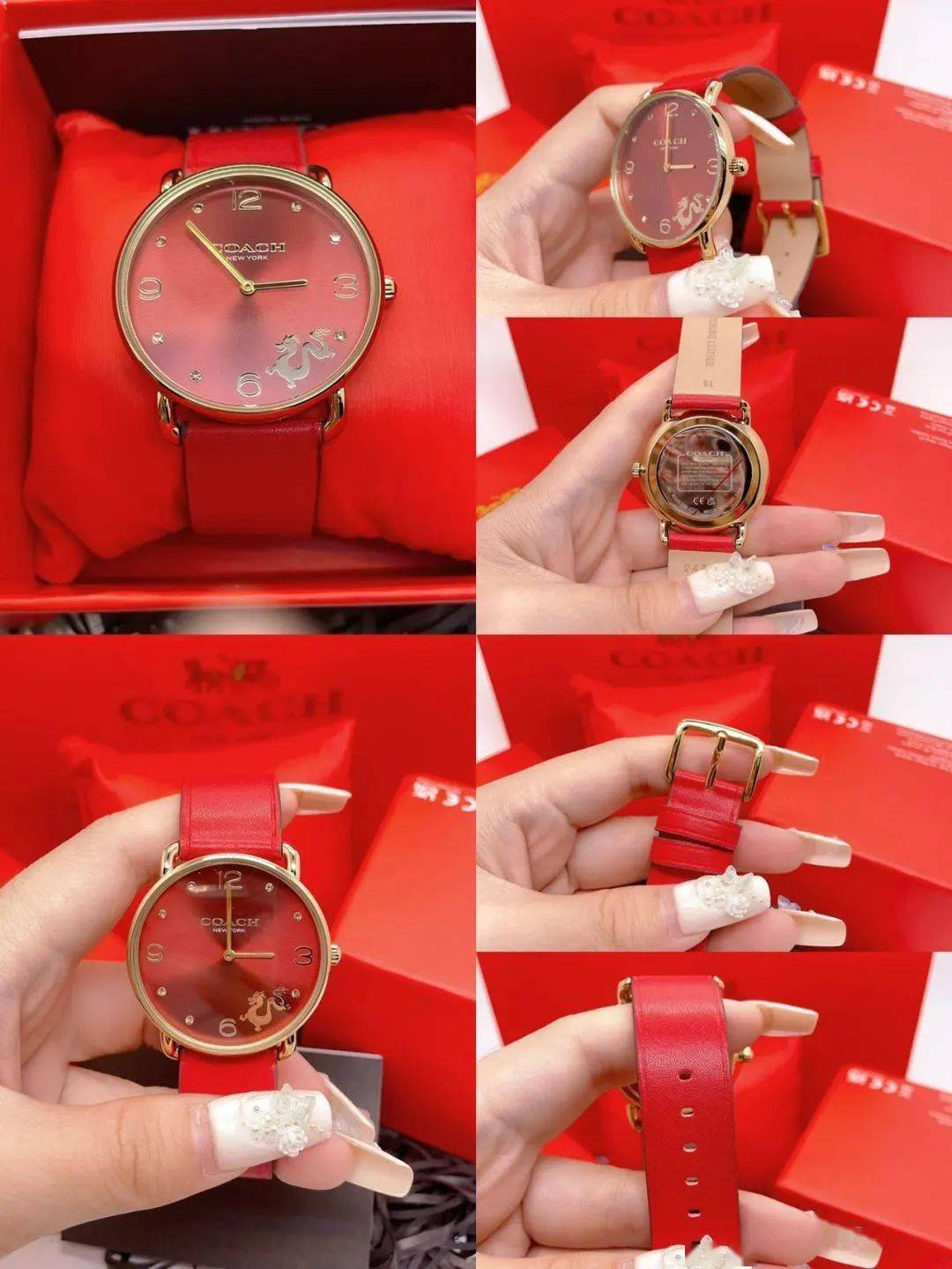 蔻驰coach龙年限定手表仅需189元!