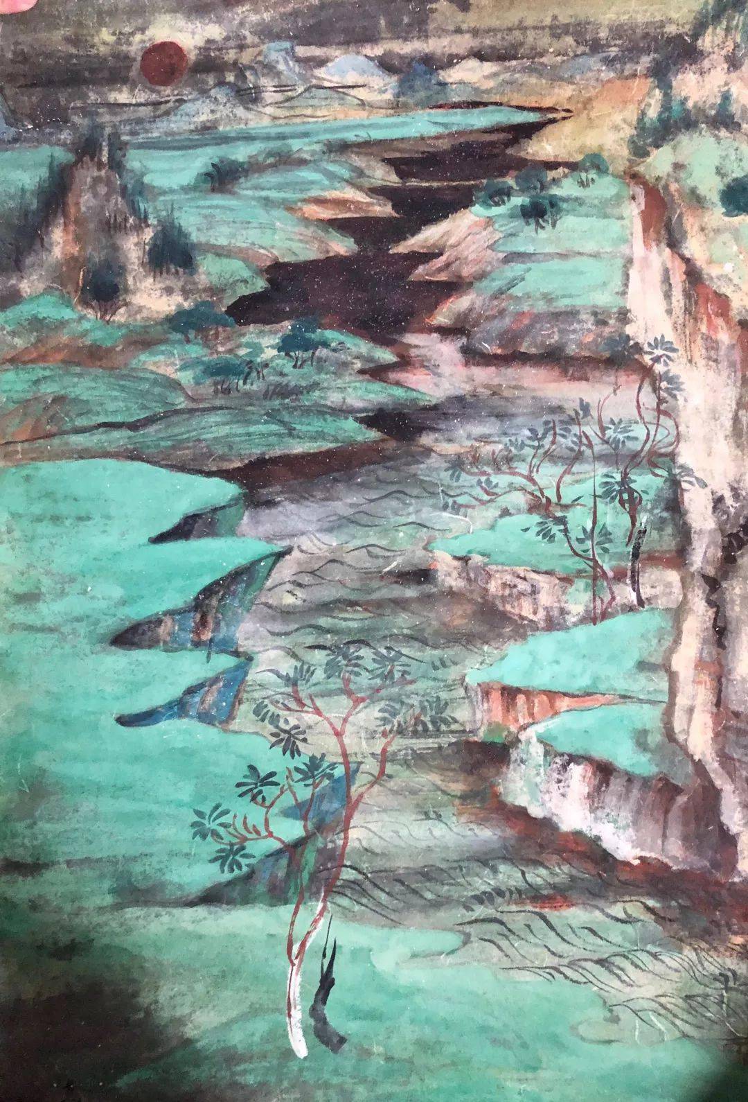 61幅高山笔下的敦煌石窟壁画_尺寸_年份_菩萨