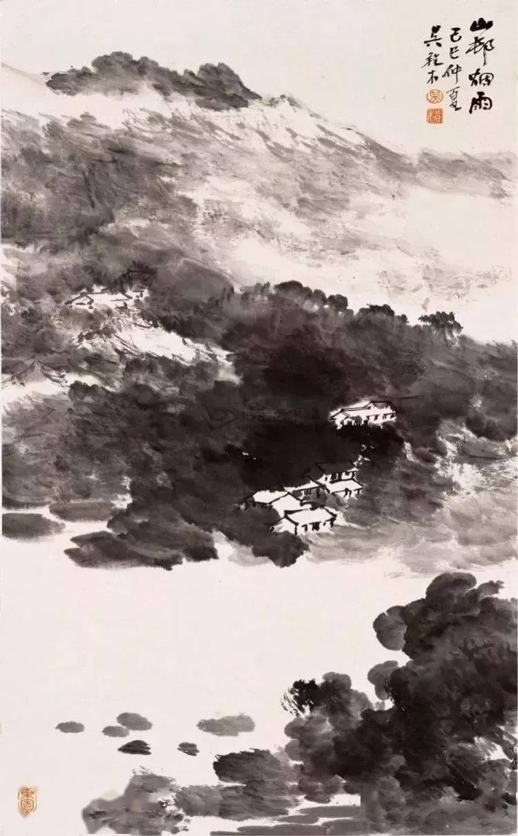 吴养木的山水,气势撼人!_松风_万重山_历代