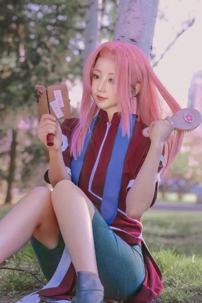 火影小樱cos,完全不输雏田