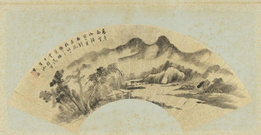 台北故宫藏董其昌山水扇面30件_画册_书画_册页