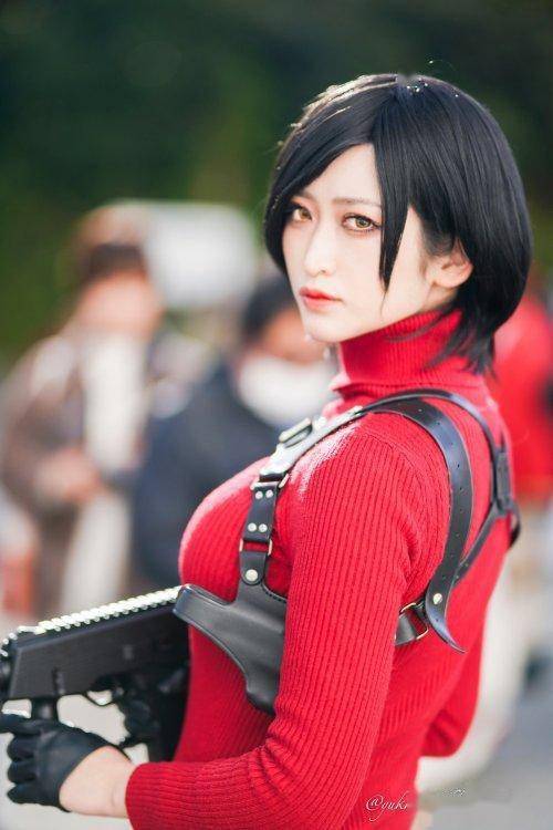 日本小姐姐cos《生化4》艾达王:旗袍黑丝超吸睛_coser_作品_效果