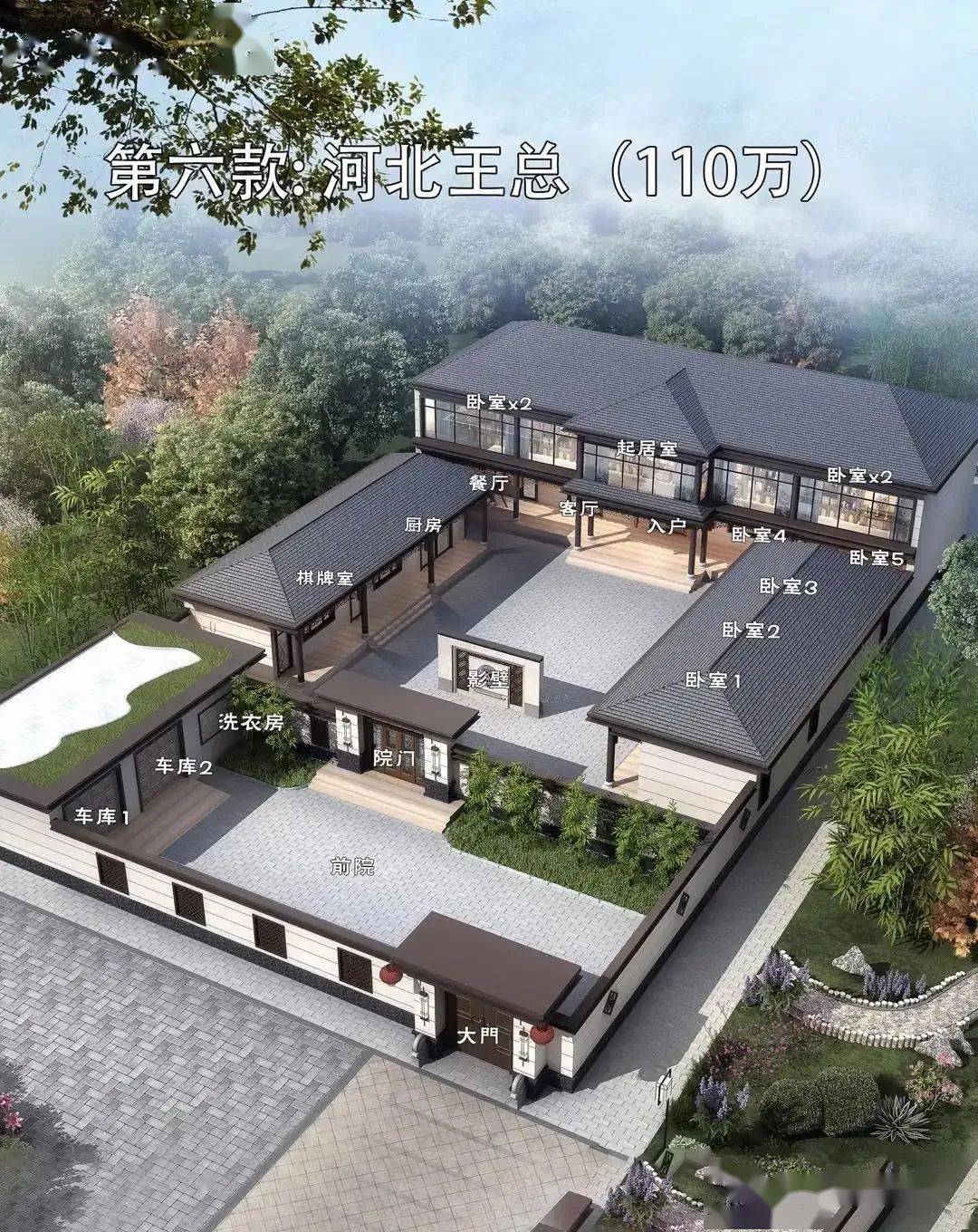 盘点7个不同省份老板在农村建的别墅,附上户型效果图