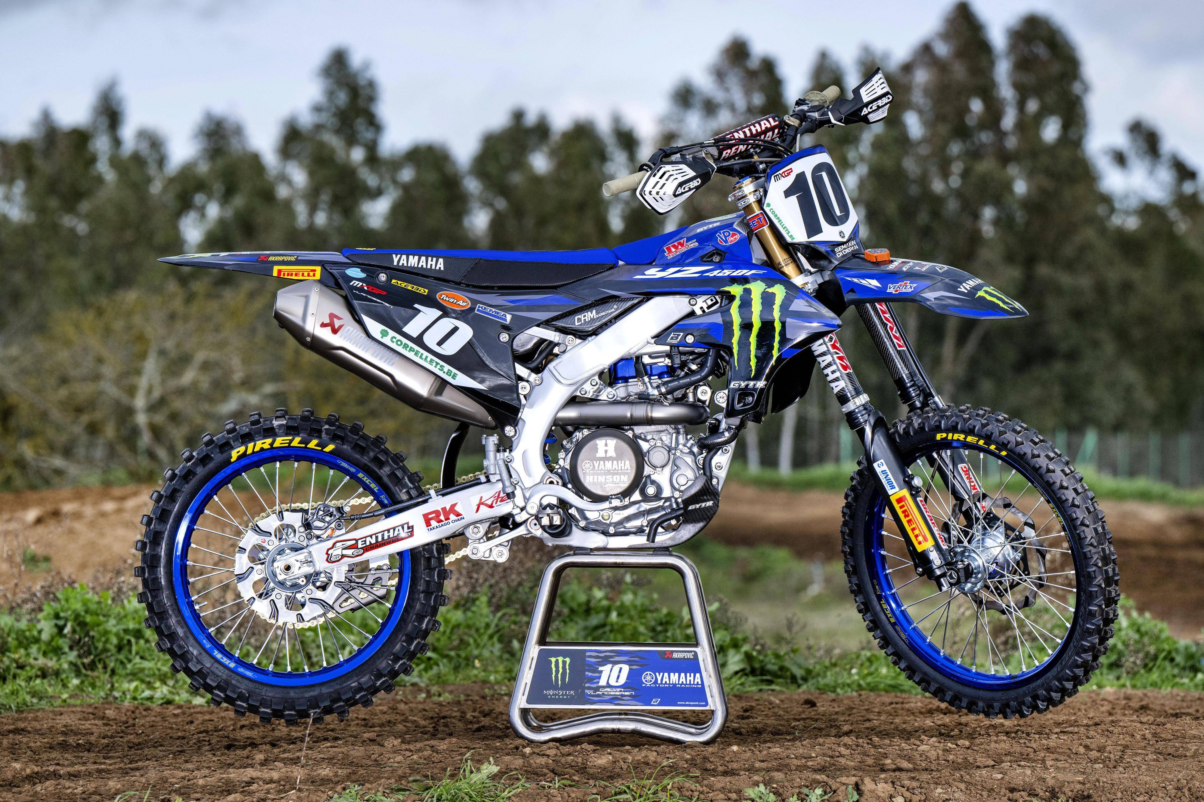 mxgp 世界越野锦标赛 2024:yamaha yz450fm 工厂赛车