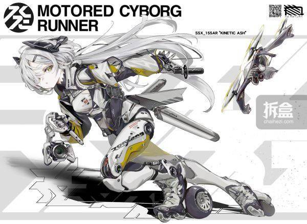 千值练 少女发动机 motored kinetic ash摩托机娘人偶