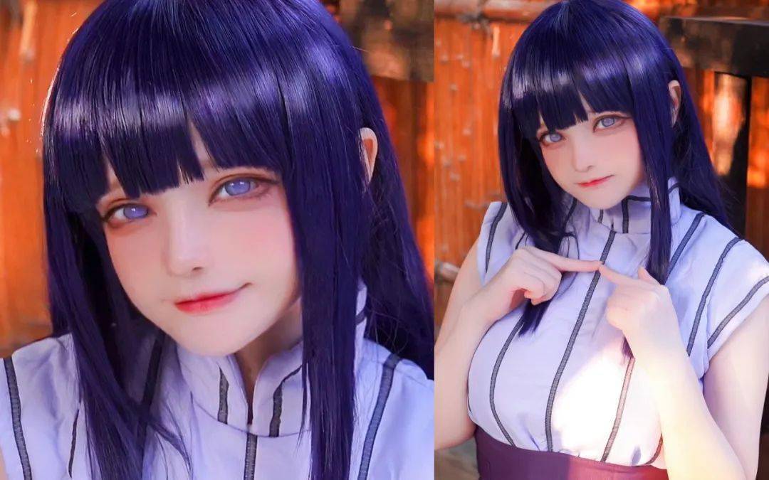 大美雏田来了,完美还原了动漫中的形象