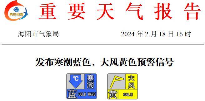 海阳明天大雪!最新天气预报→_影响_防范_大风