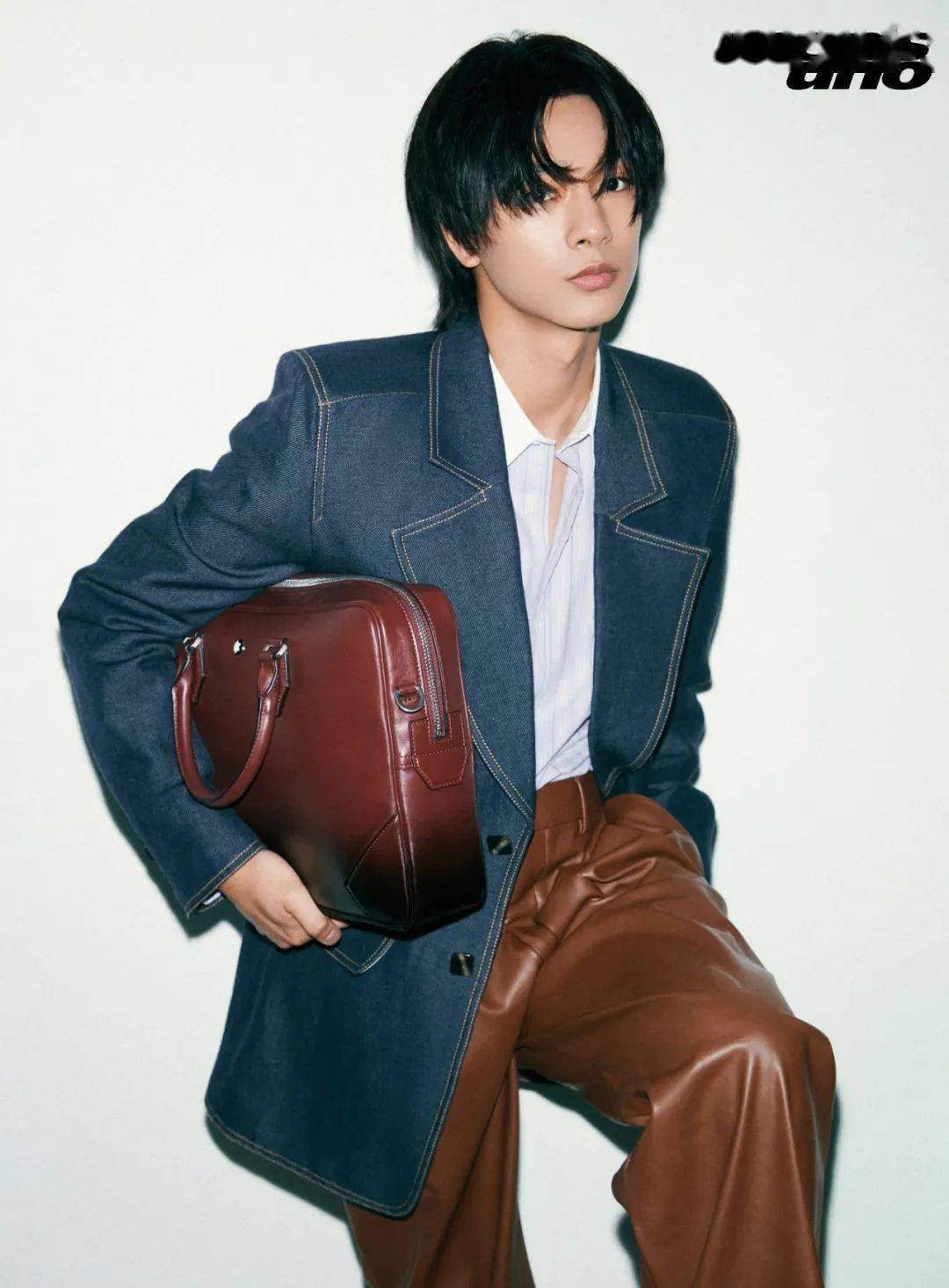 勃艮第红万宝龙大班系列墨韵公文包/montblanc他每天早起的第一件事