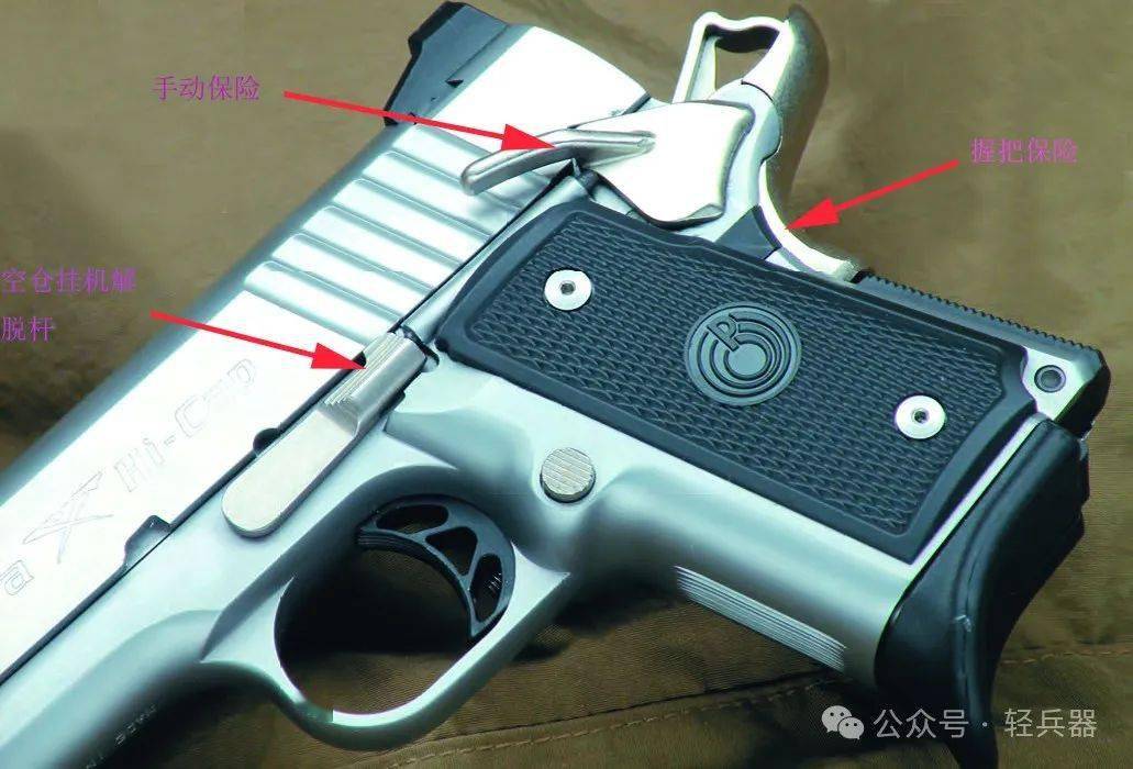 当枪弹射空时,套筒凹槽与空仓挂机解脱杆上的凸起扣合,套筒即停在后方