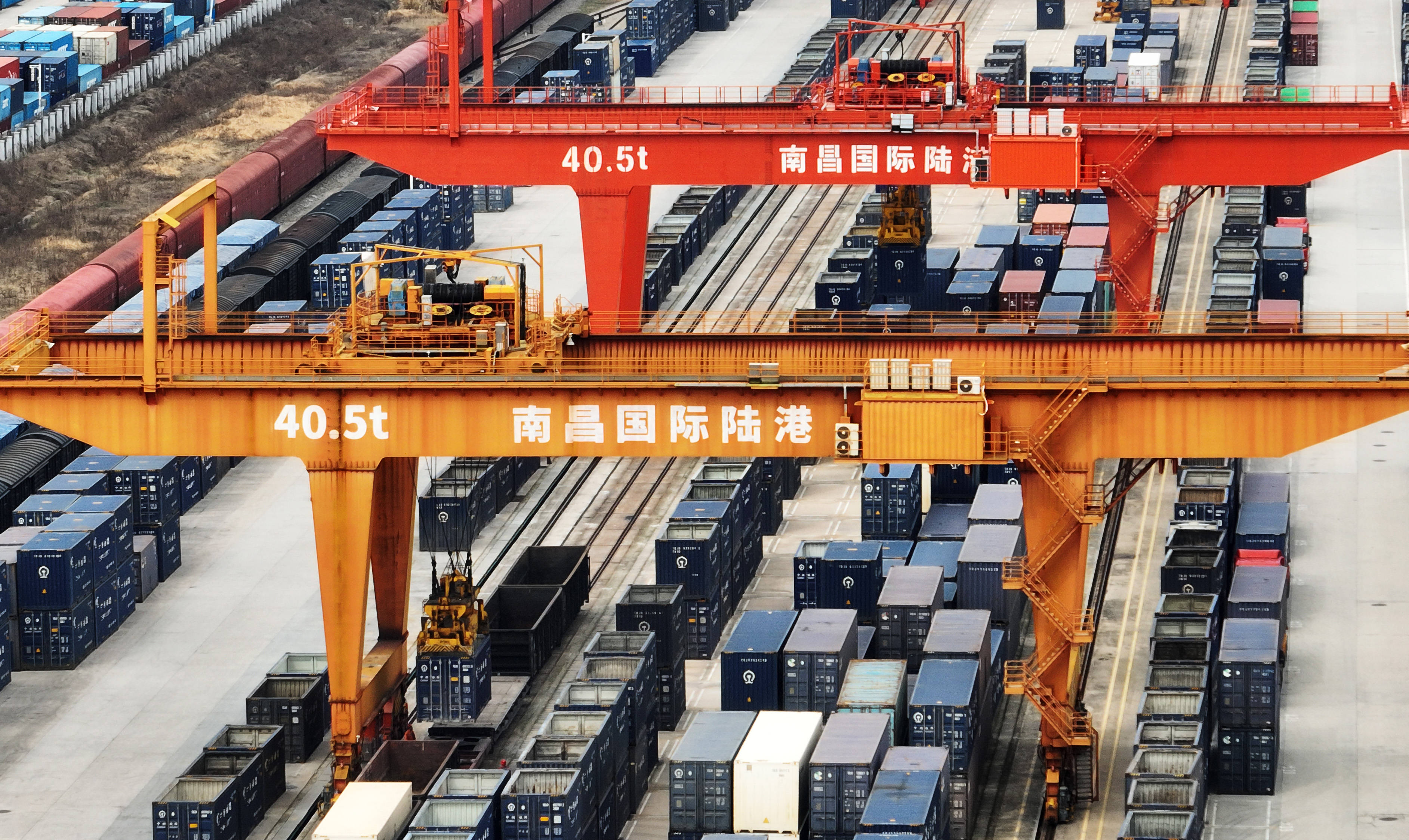 江西南昌国际陆港节后作业忙_班列_胡国林_发运