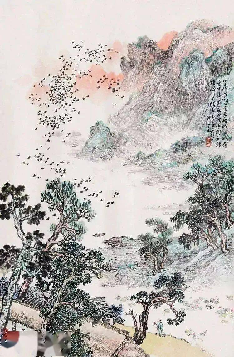 吴养木 山水欣赏_松风_万重山_帆影