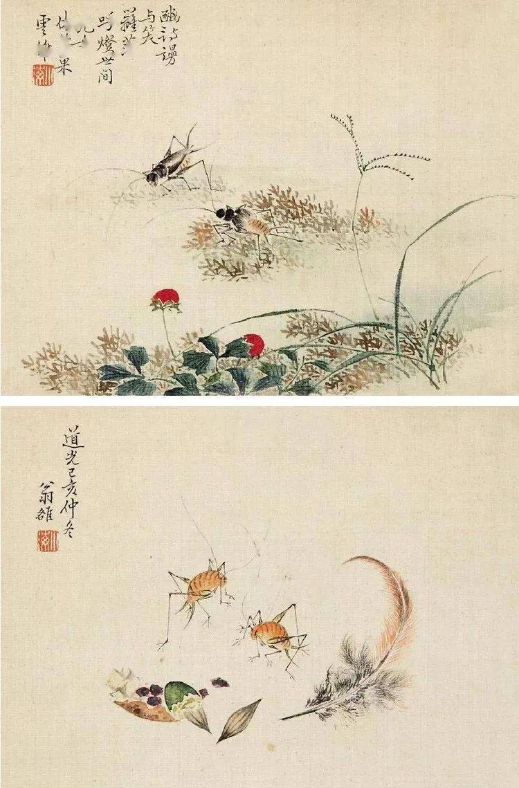 清 翁小海 花鸟鱼虫雅集分享_拍卖_国画_会上