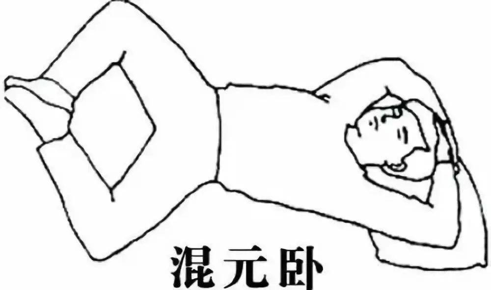 人体睡眠的最佳姿势图片