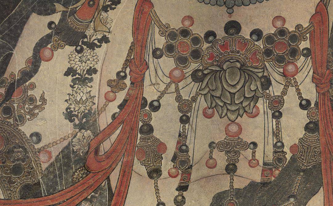 水月观音中韦驮像水月观音中善财童子水月观音中金毛吼水月观音中白