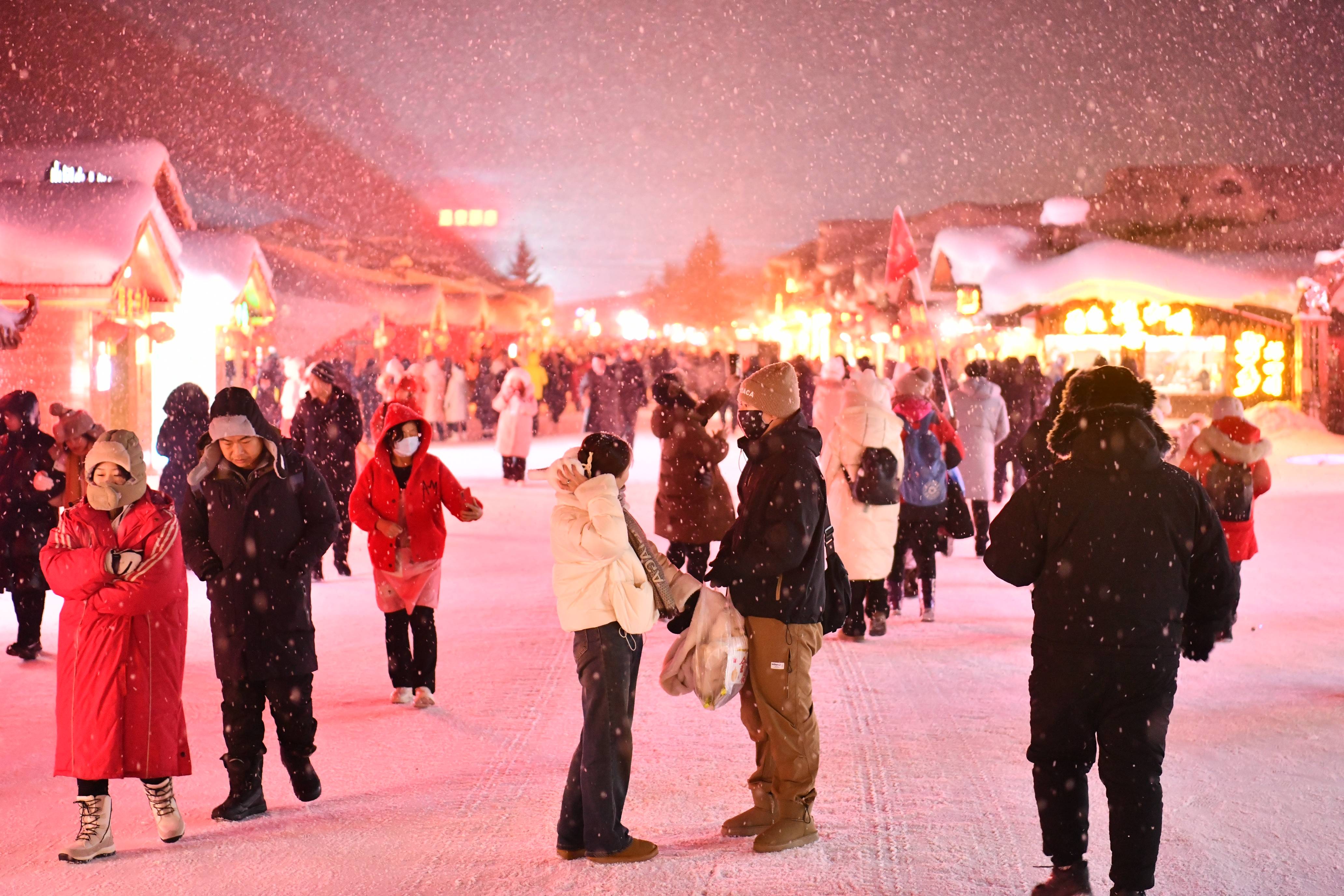 雪乡雪韵大街图片