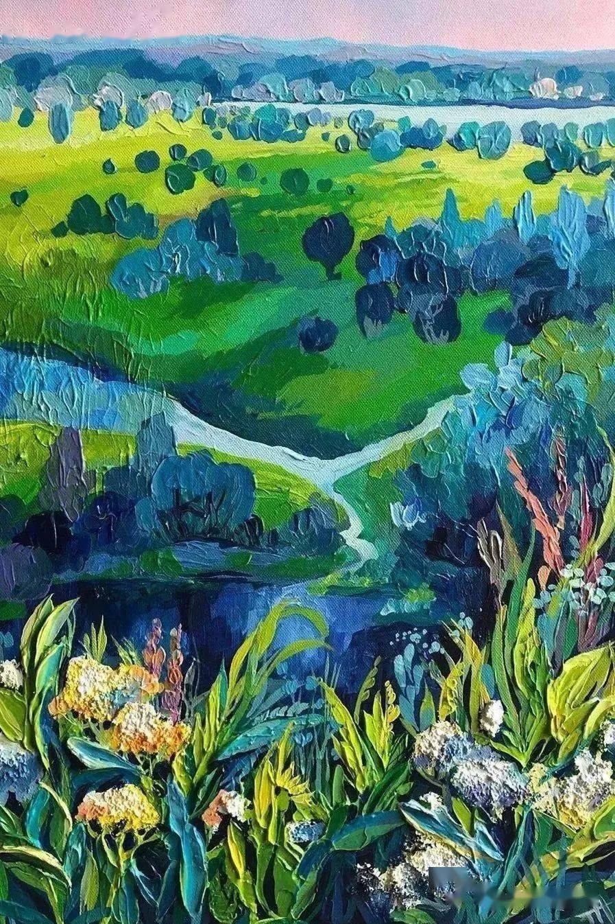 比利时艺术家阿纳斯塔西娅·特鲁索娃画作