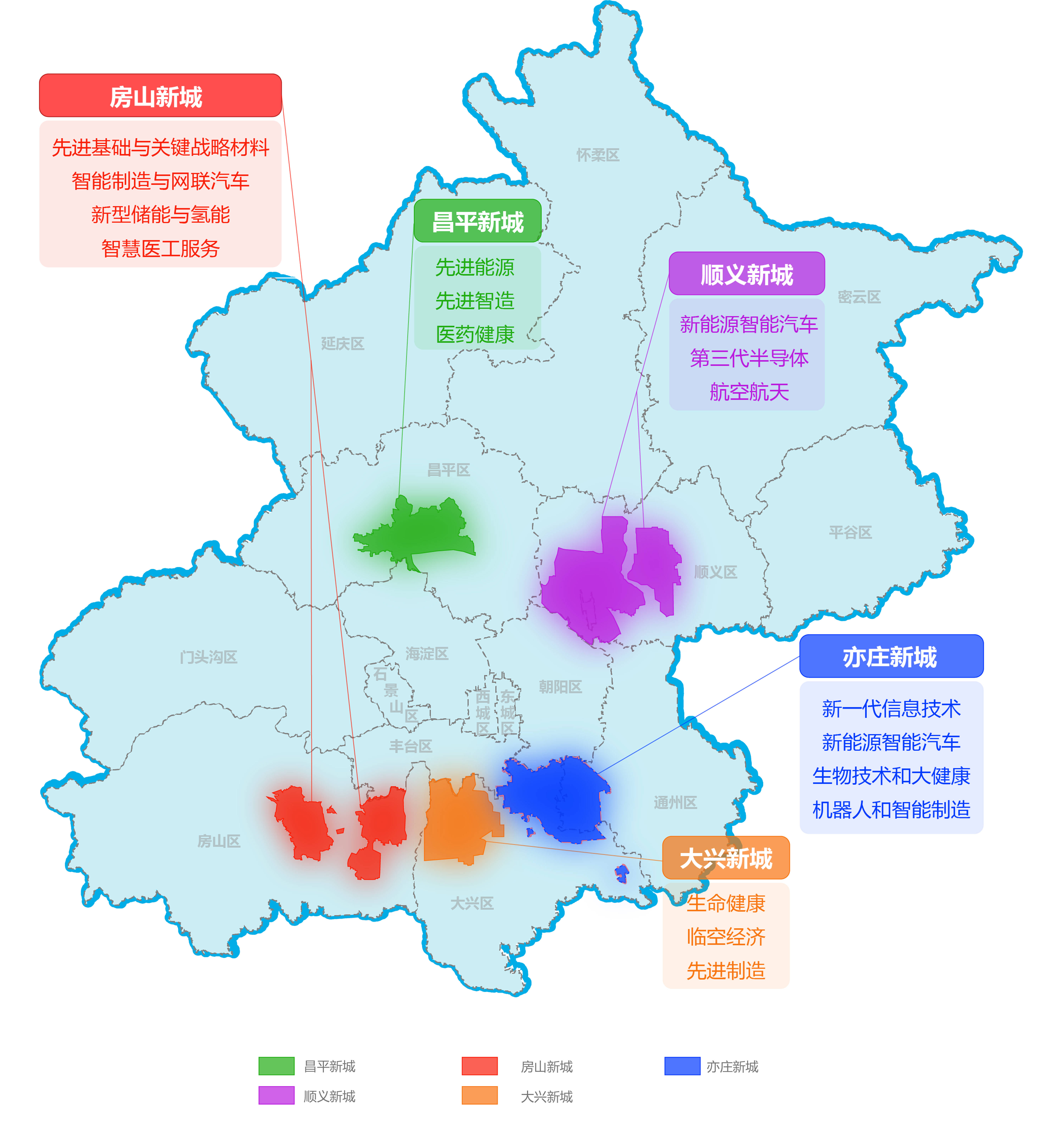 北京分区划片地图图片