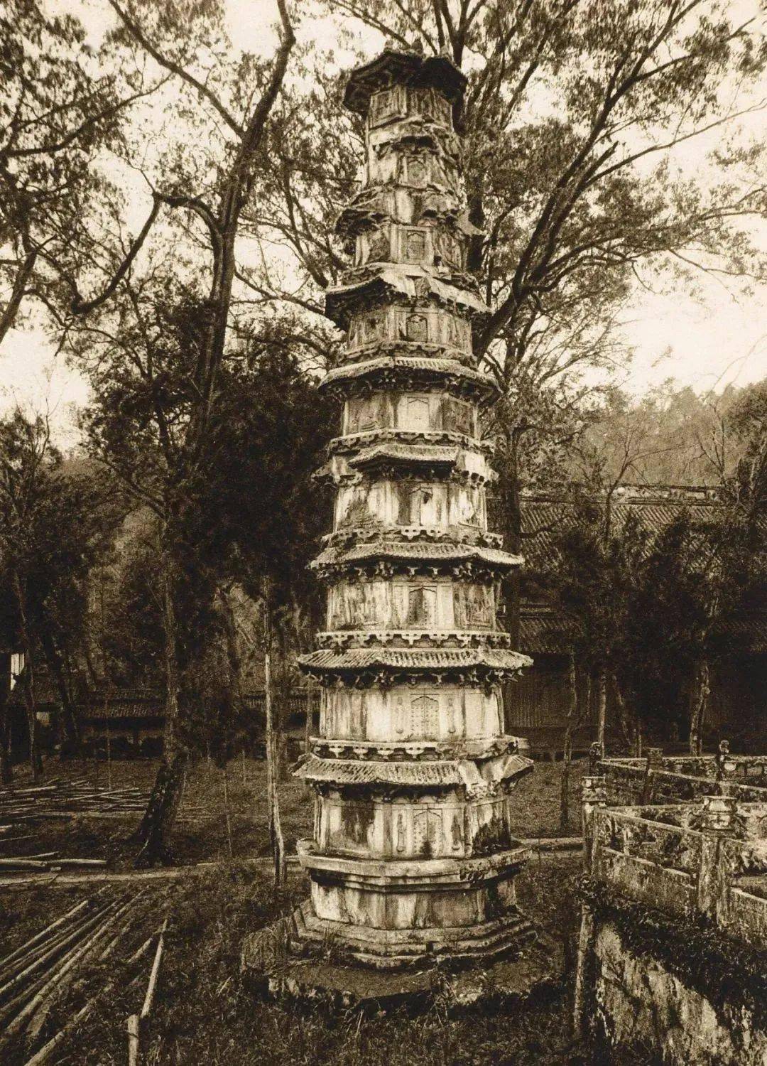 100年前,德国建筑师镜头下的中国传统建筑与景观_祠堂_宁波_法雨