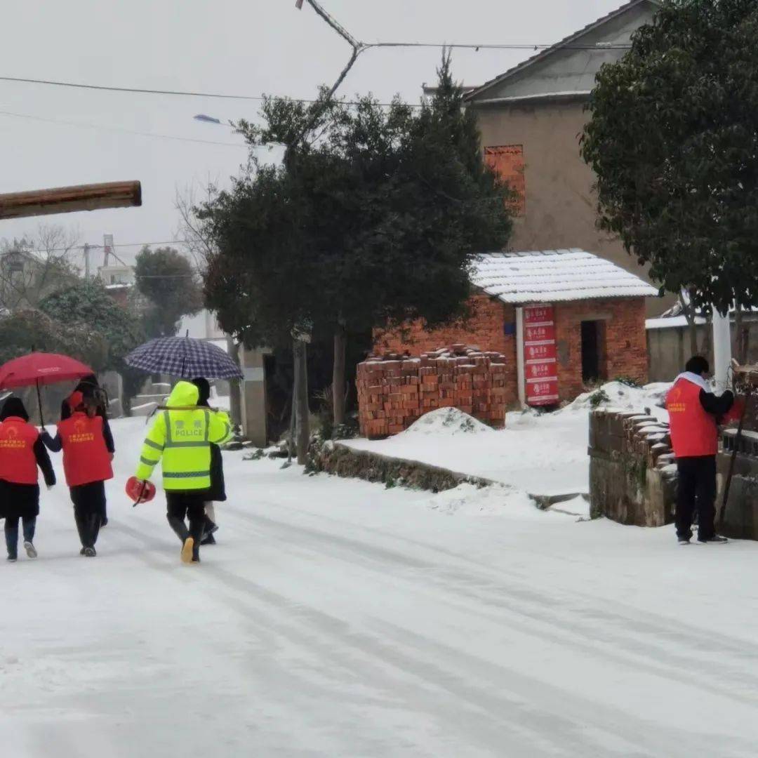 白梅乡大岭村|铲冰除雪保畅通_枞阳_道路_村民