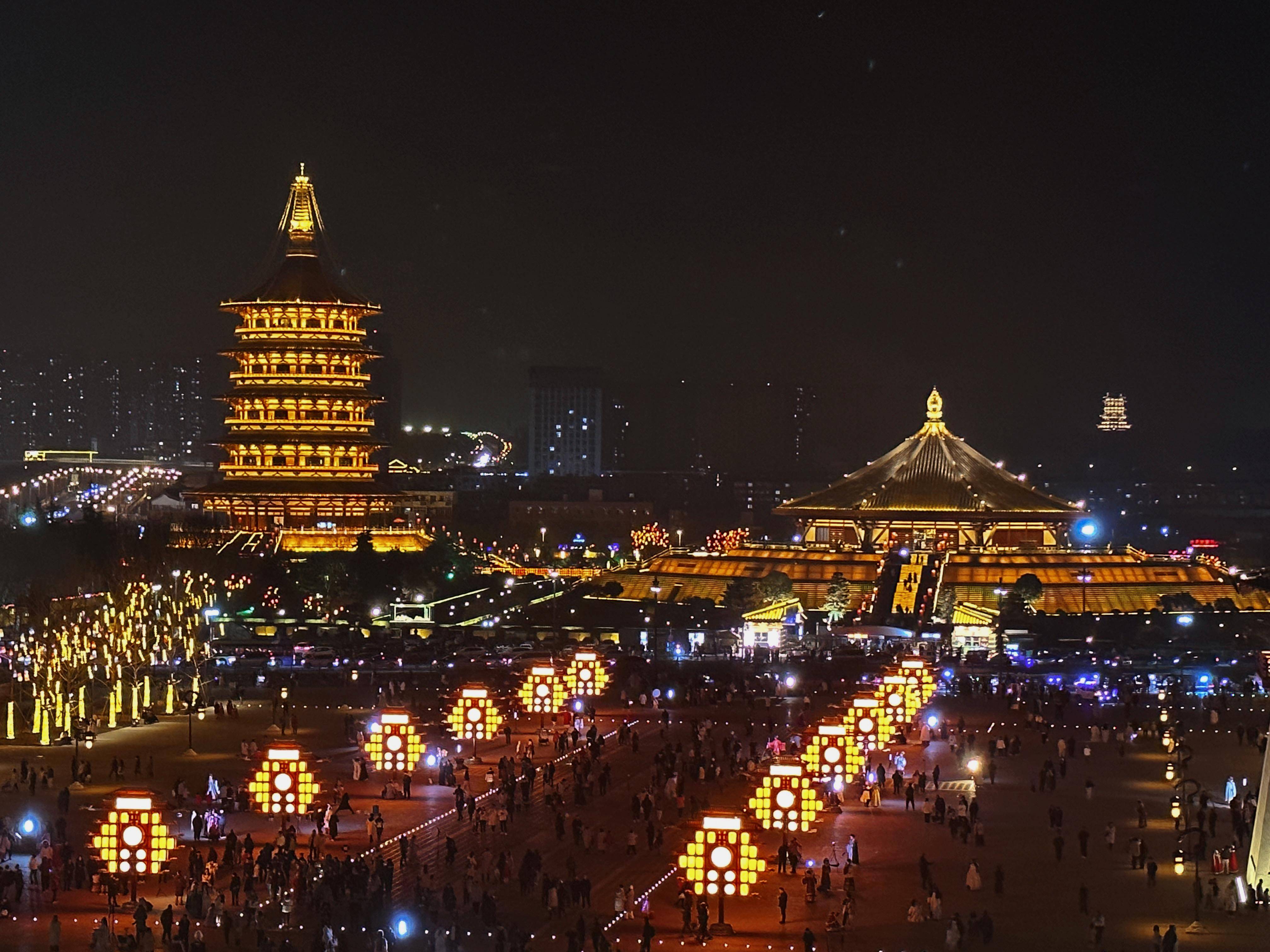 洛阳新区夜景图片