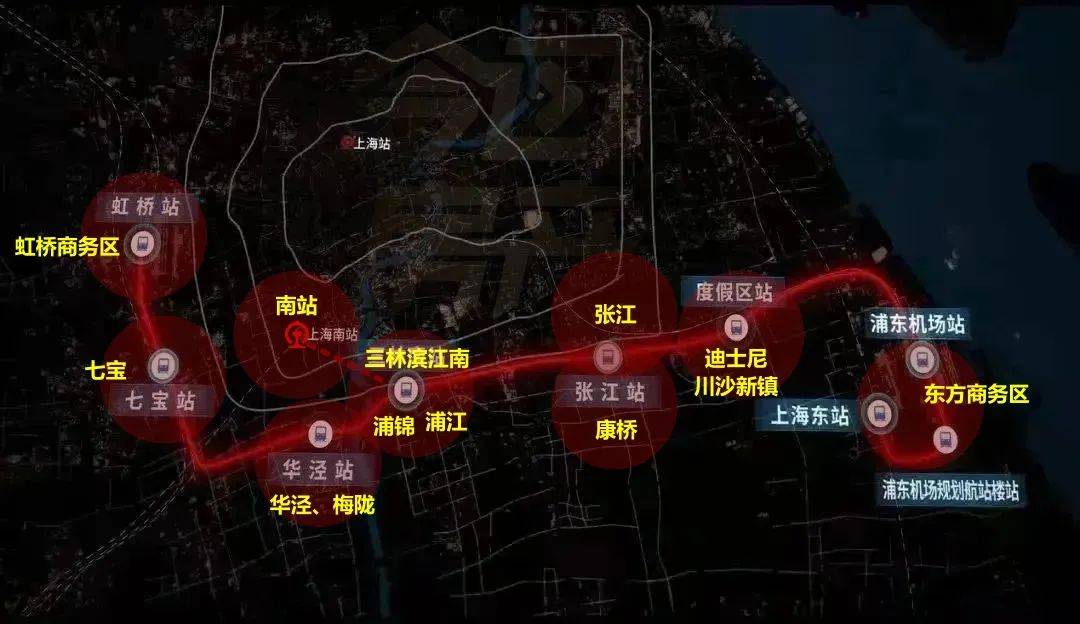 机场联络线将这两座东西部重大交通设施联通起来,不仅能明显提高枢纽