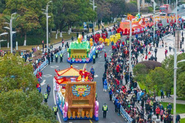 大榭岛沸腾了_花车_活动_表演