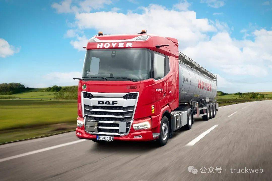 年度卡车再获大单 hoyer向daf订购165辆xg 4x2危化品运输车