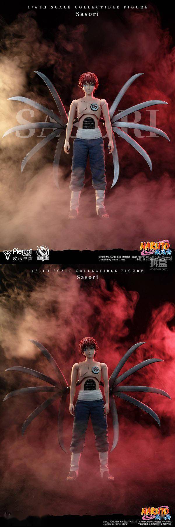 rocket toys 火影忍者 疾风传 蝎 三代目风影 1/6可动人偶_造型_专用