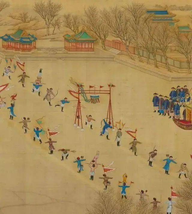 ▼那叫一个技艺非凡看各位健将弄幡使棒,舞剑挥刀还有童子拜观音哪吒