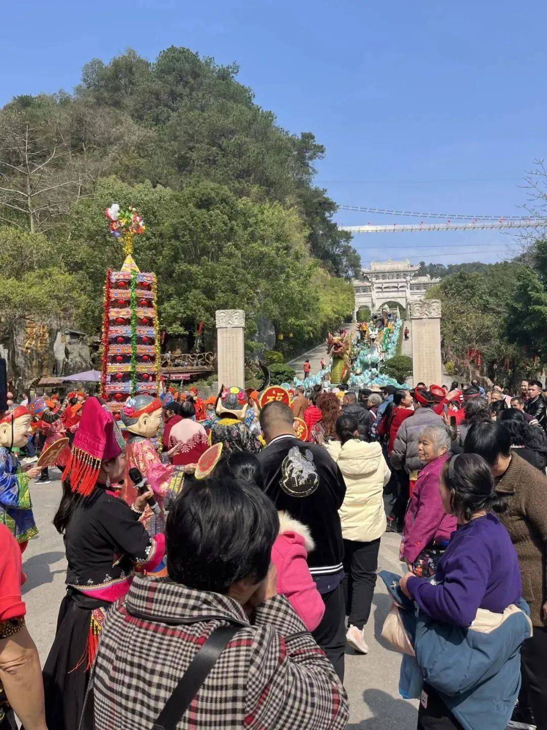 龙门水都新春活动现场龙门水都推出全年门票优惠价20元/人(原价50元