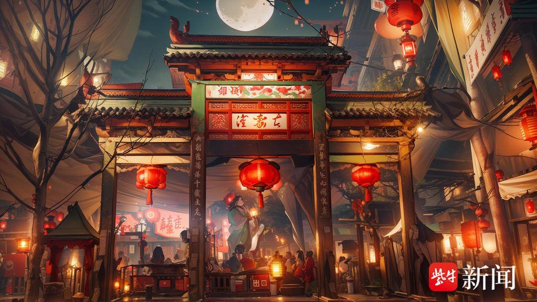 花灯逢元夜,今宵ai团圆_元宵_佳节_秦淮