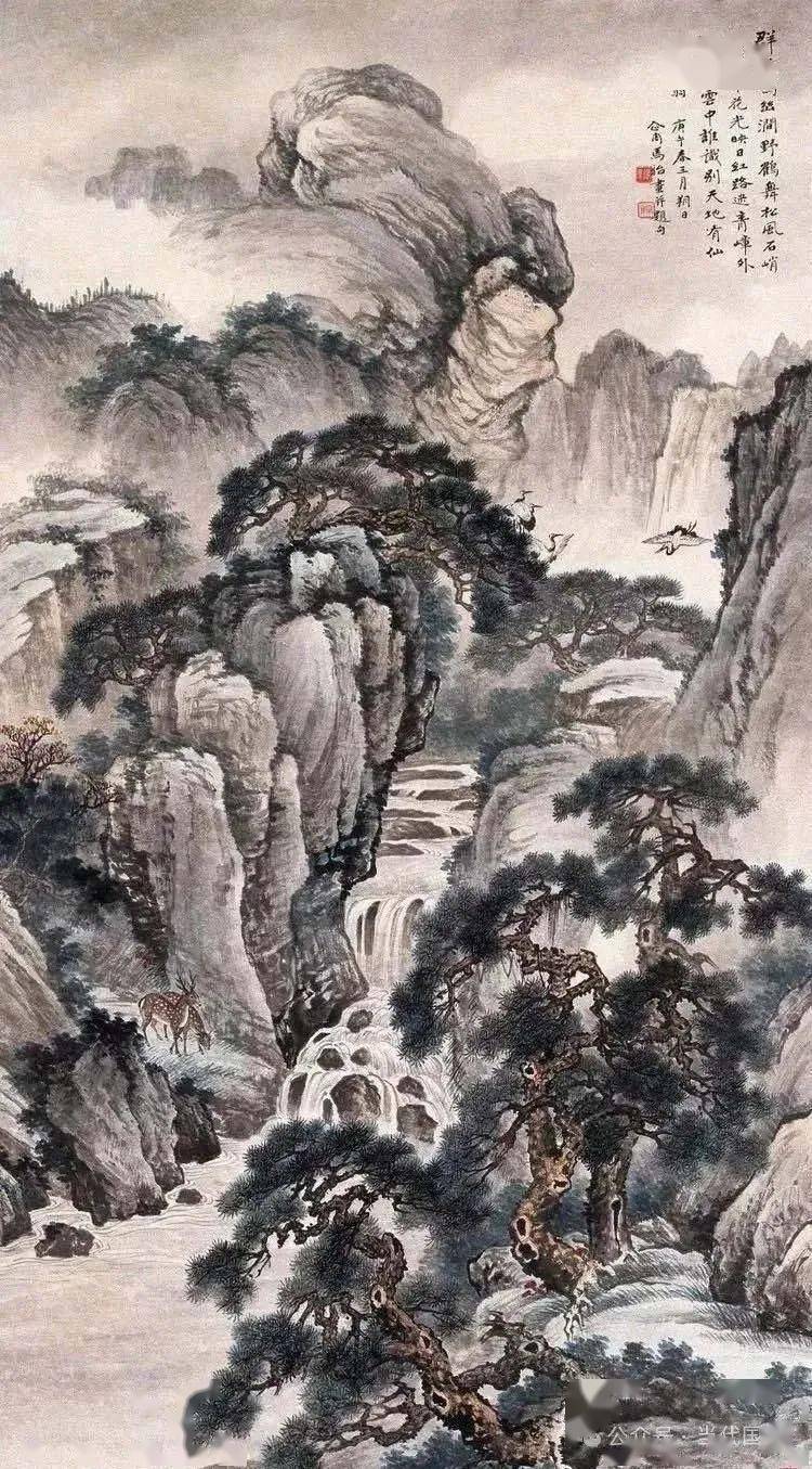 布置严整 渲染深秀——近代著名回族画家马骀及其作品欣赏