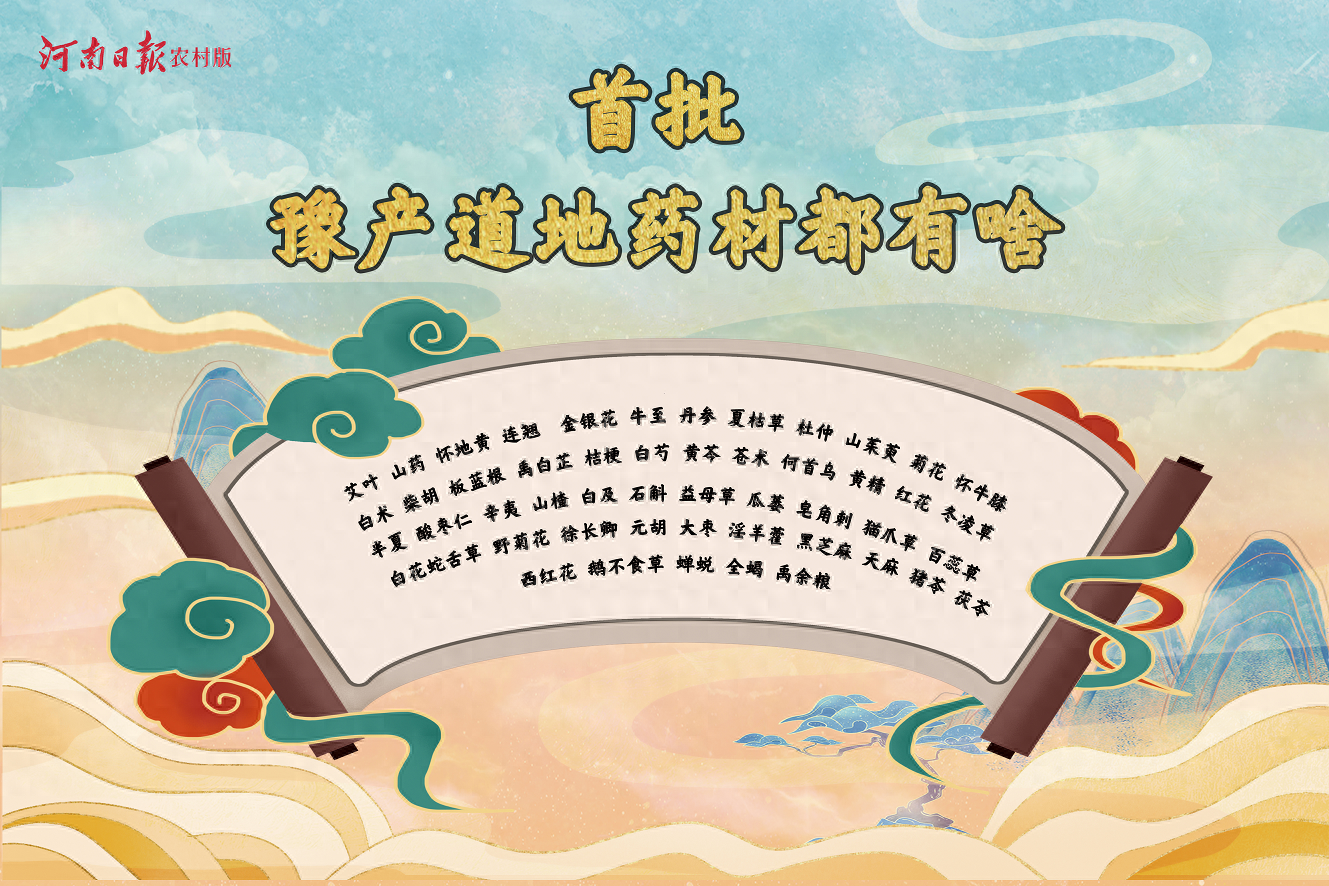 河南道地药材家底有多厚_发展_产业_品种