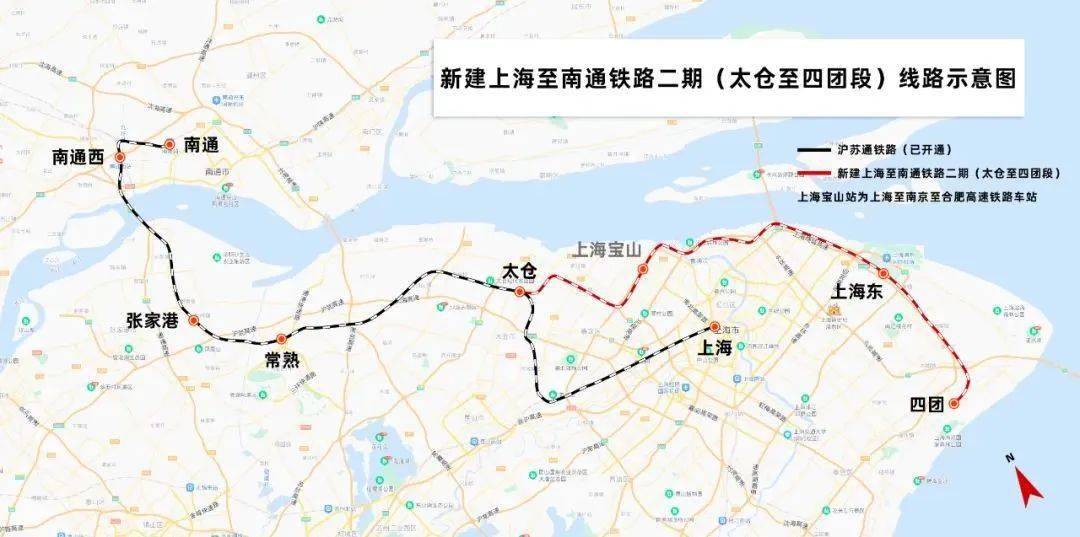 沪通铁路最新规划图图片