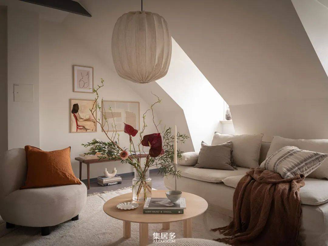瑞典小阁楼公寓:精致舒适的生活艺术_摄影_空间_宁静