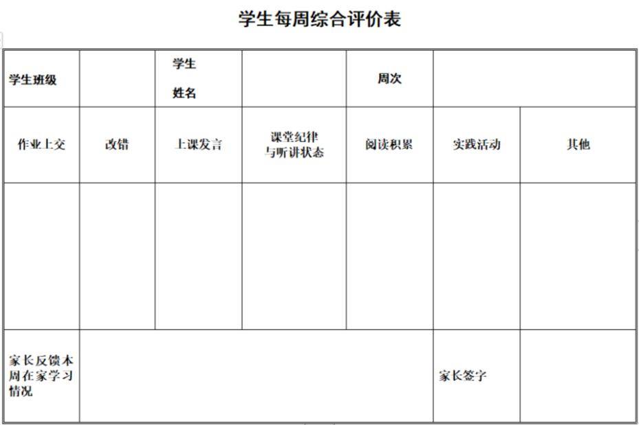 学期初,这些超好用的班级管理表格快快搞起来!