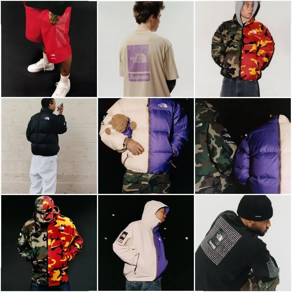 supreme x tnf联名本周发售,这次竟然变成"双色缝合"设计?