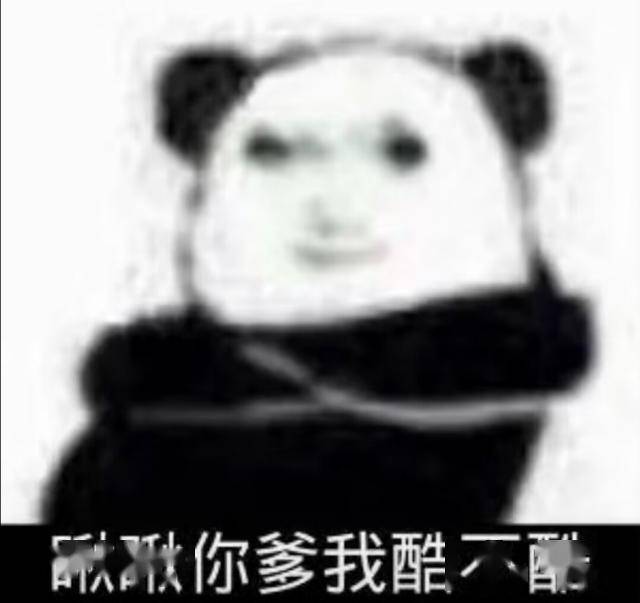 邓超熊猫头表情包图片
