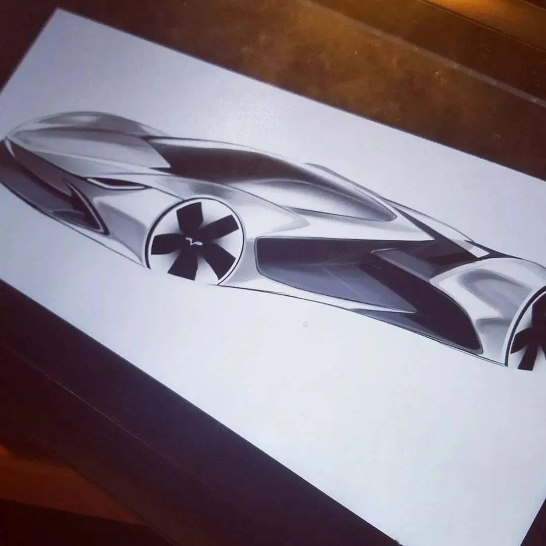 【值得收藏】汽车设计彩铅马克笔手绘图集