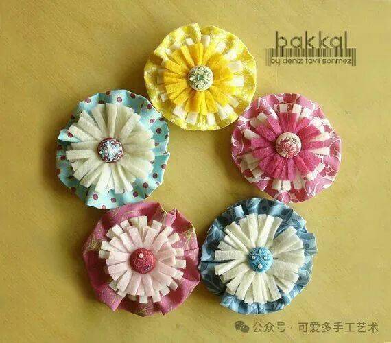 图解与教程diyyoyo花拼接组合diy家里很多旧了的衣服和零碎布头,要想