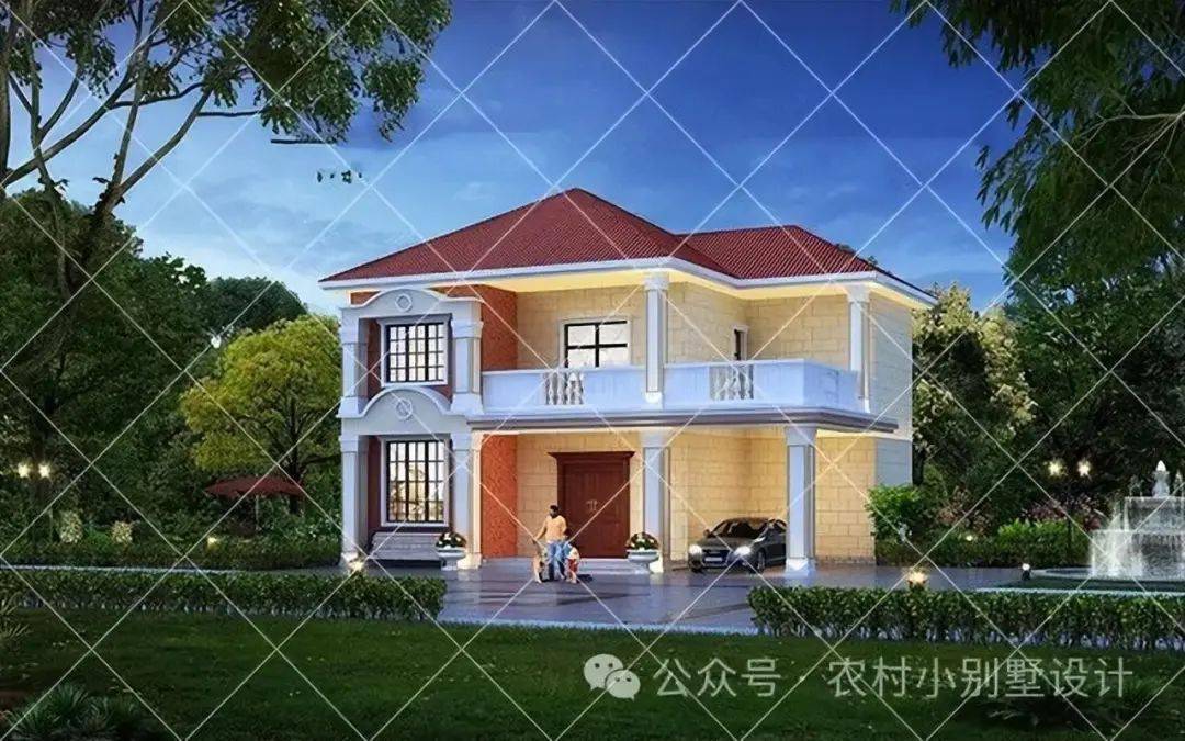 18套乡下自建二层经济型别墅,家里没矿也能建别墅,各种风格都有_农村